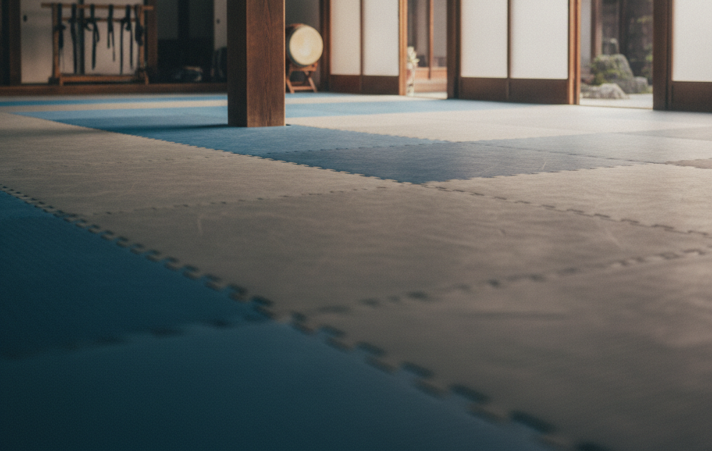 empty dojo mat